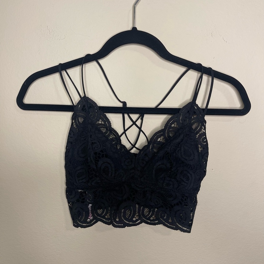 🍂 VS PINK Black Lace Bralette